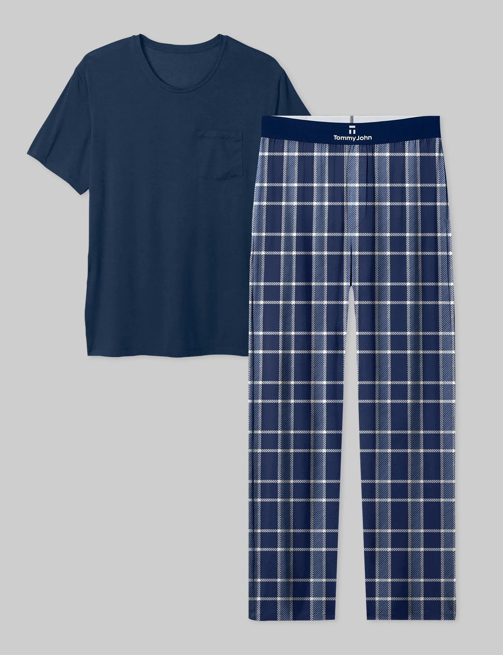 Second Skin Pajama Pocket Tee & Pant Set