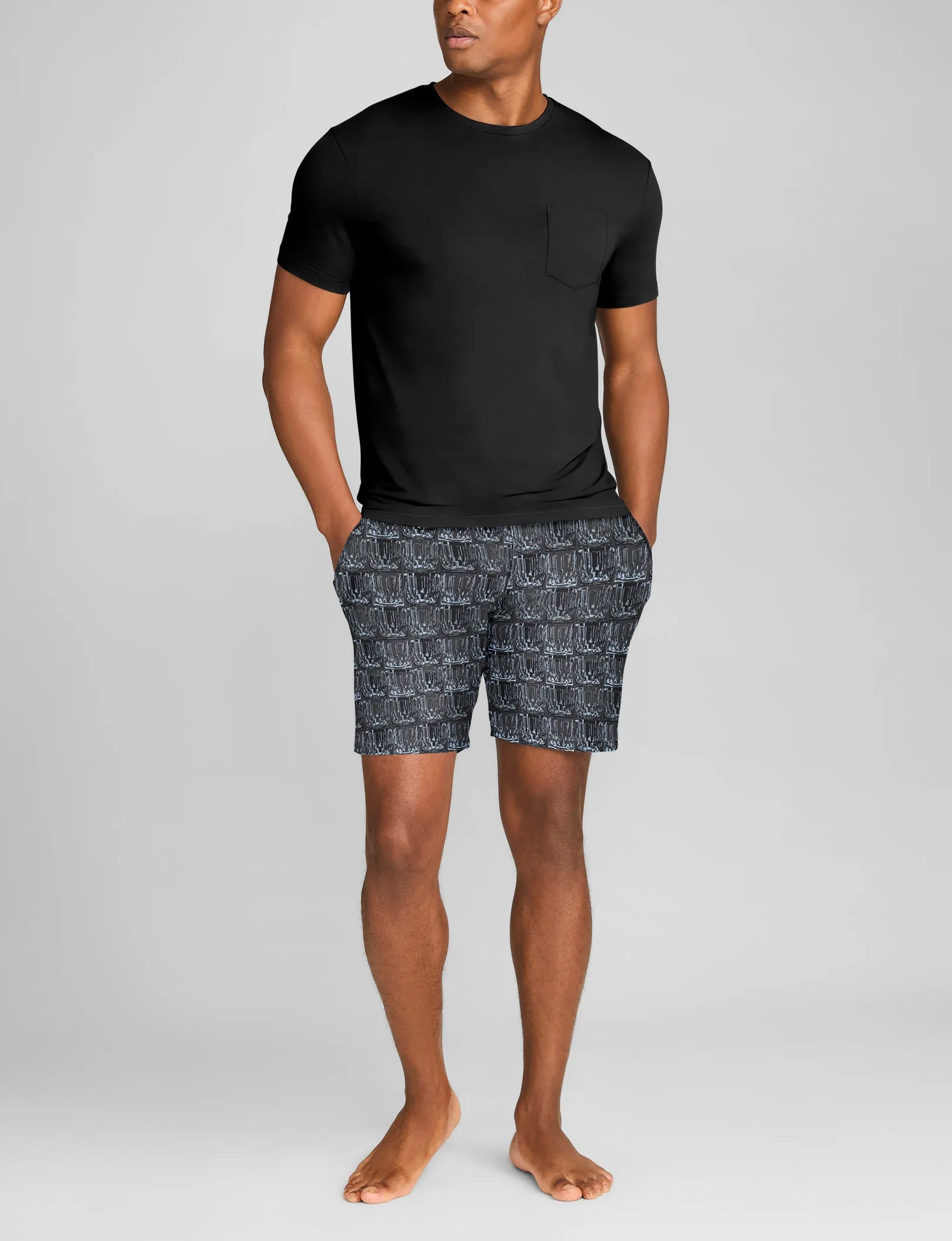 Second Skin Pajama Pocket Tee & Short Set