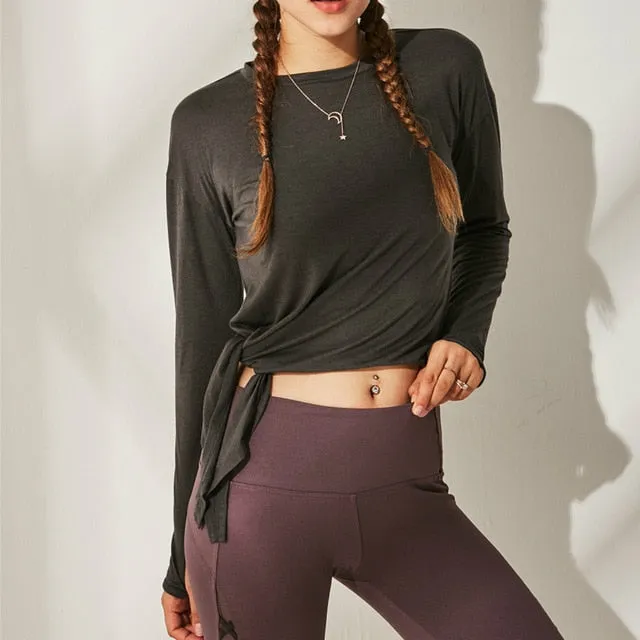 Self Tie Active Top