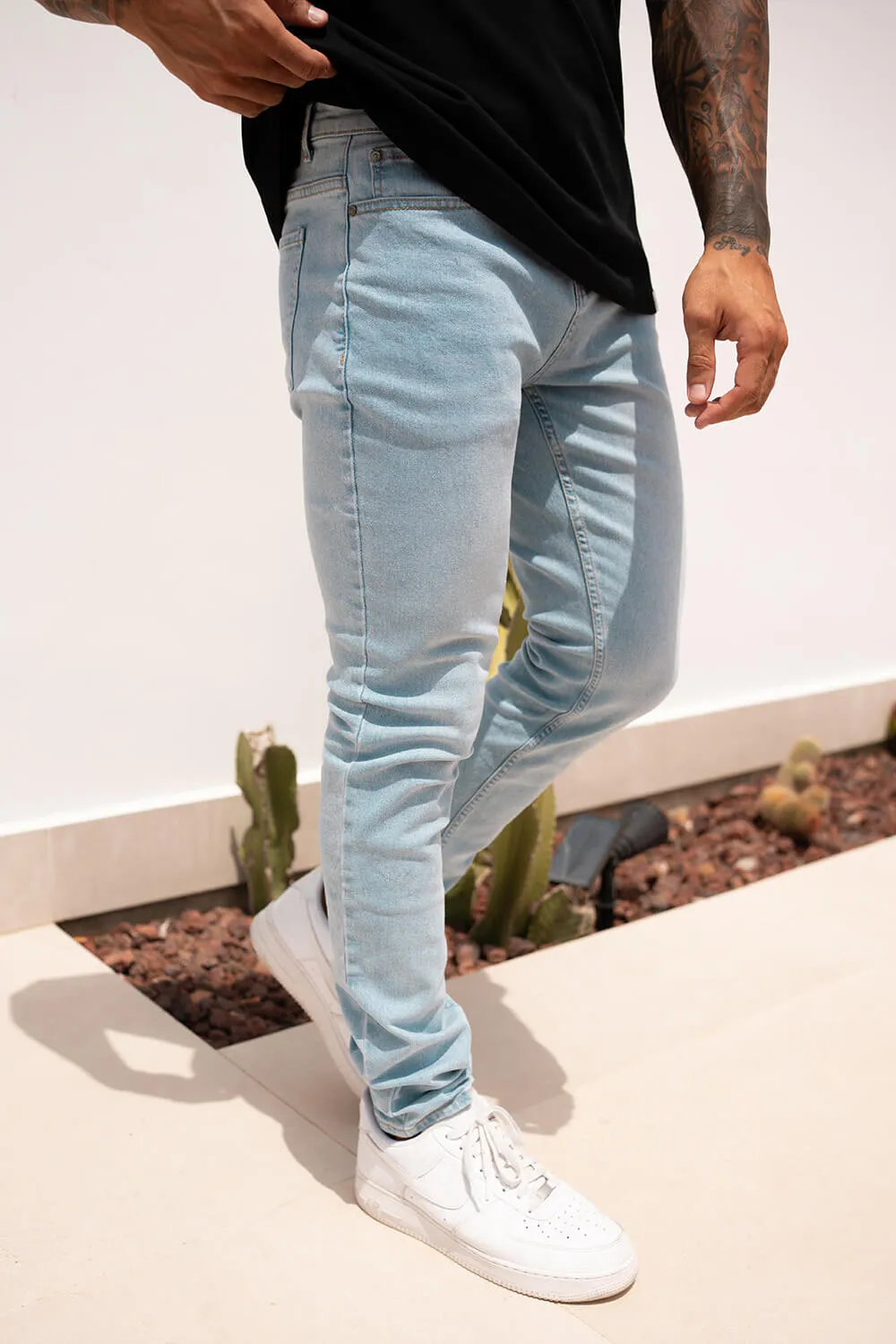 Slim Fit Jeans - Light Blue