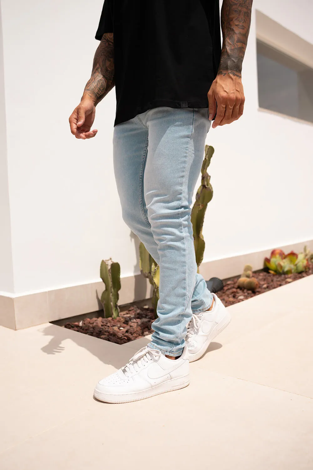 Slim Fit Jeans - Light Blue