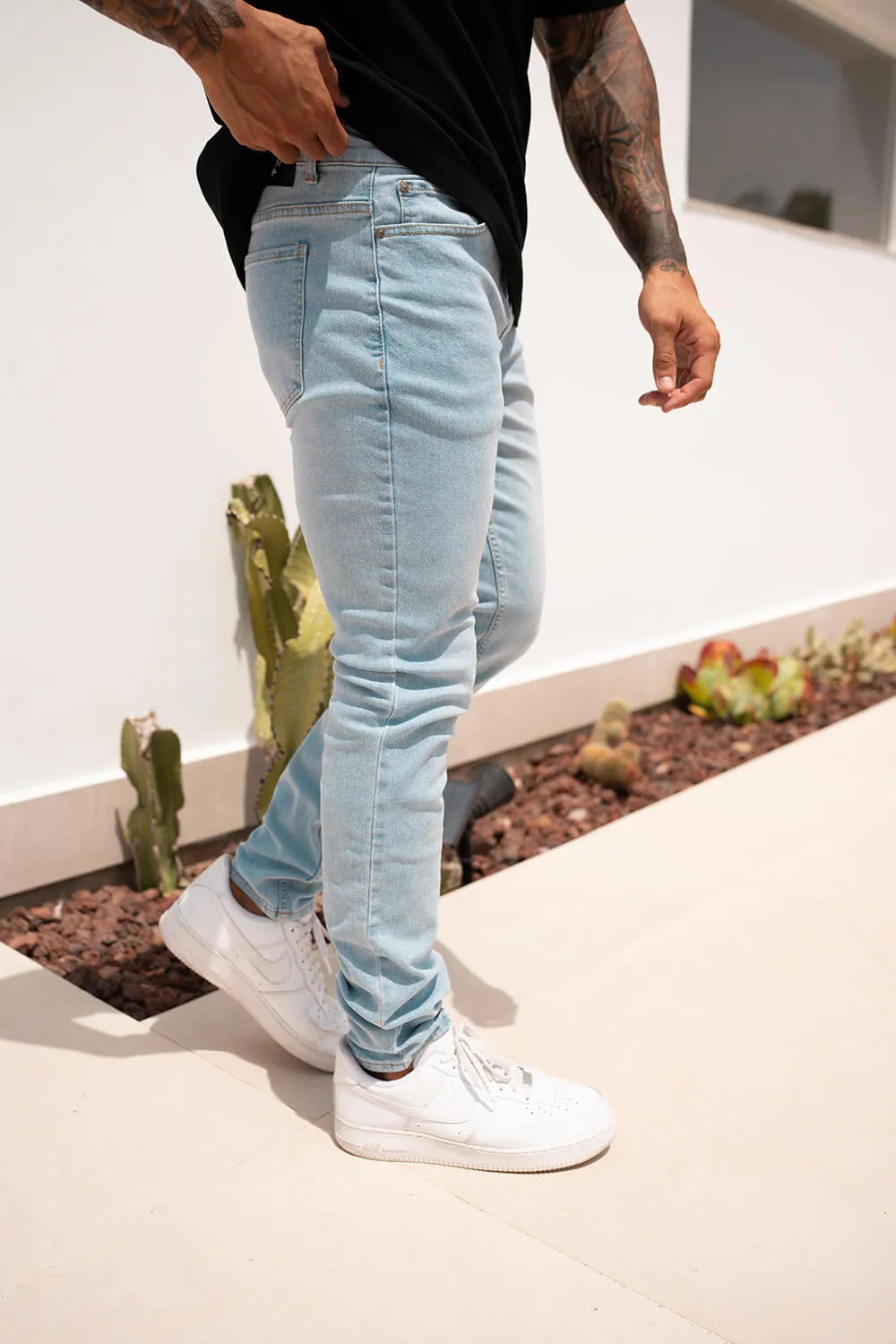 Slim Fit Jeans - Light Blue