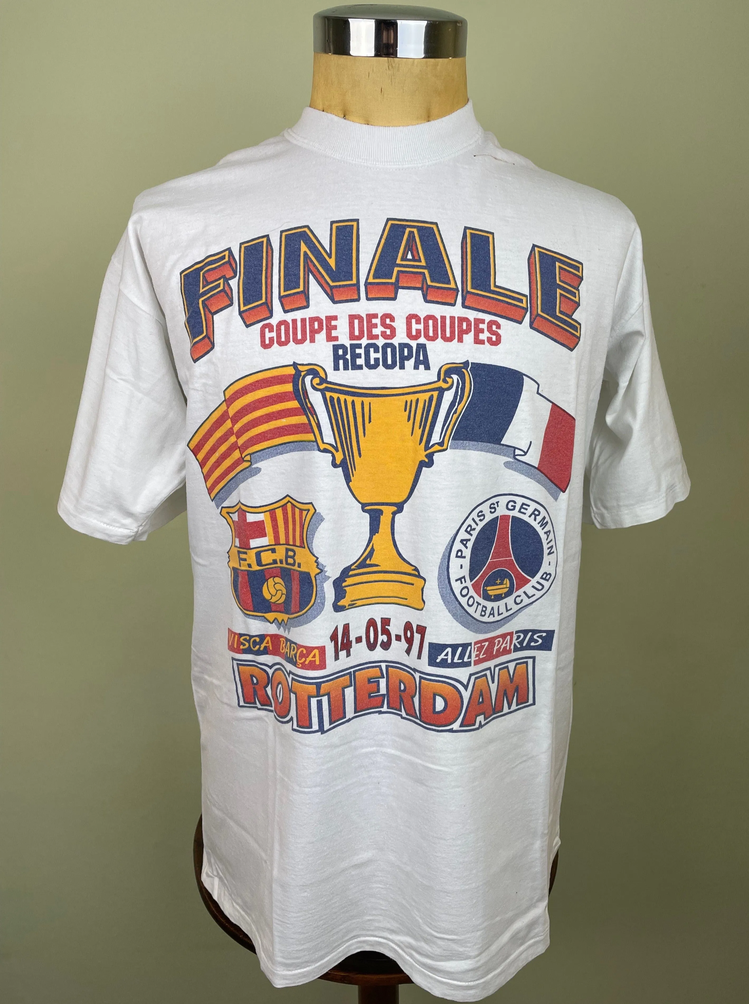 T-Shirt | 1997 | PSG vs Barcelona | Cup Winners Cup Final | Bootleg T-Shirt