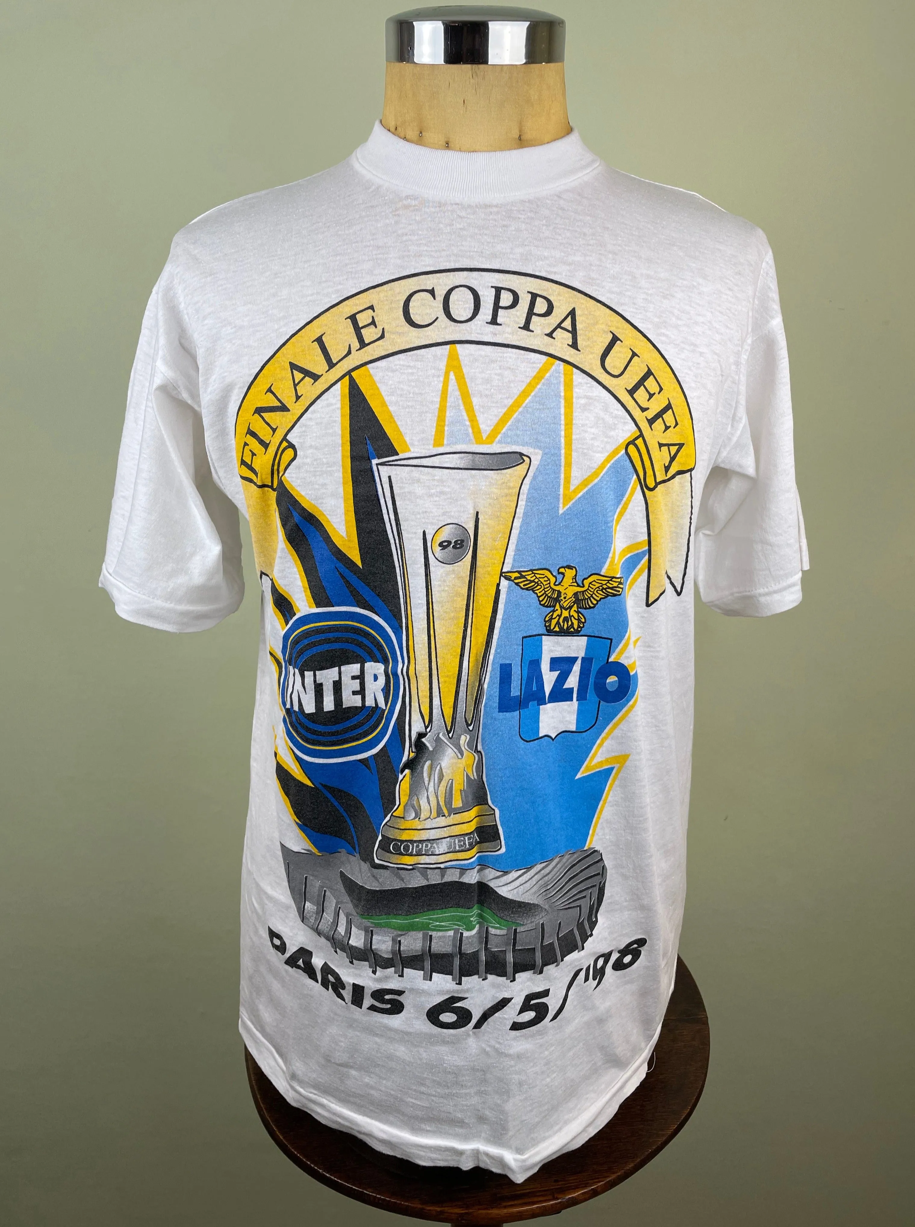 T-Shirt | 1998 | Inter Milan vs Lazio | UEFA Cup Final | Bootleg T-Shirt