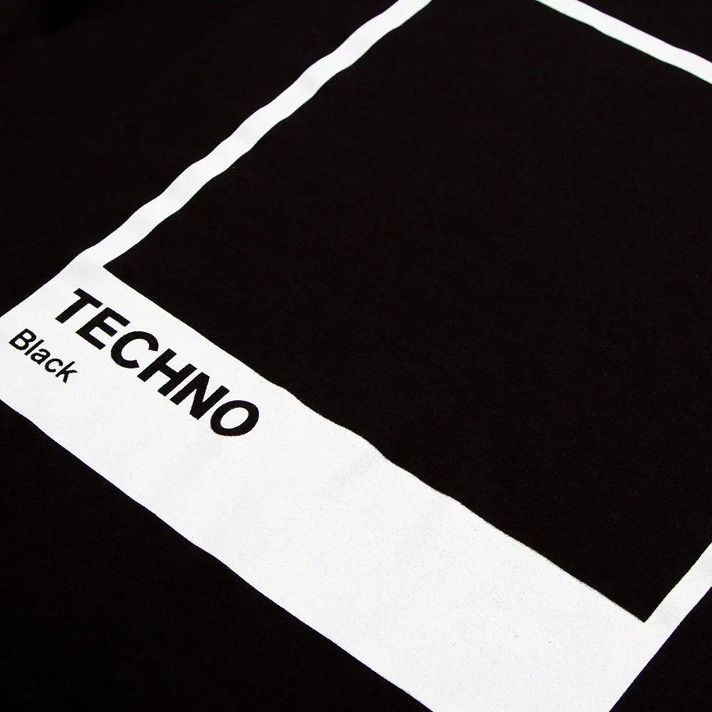 Techno Black  - Oversized Tshirt - Black