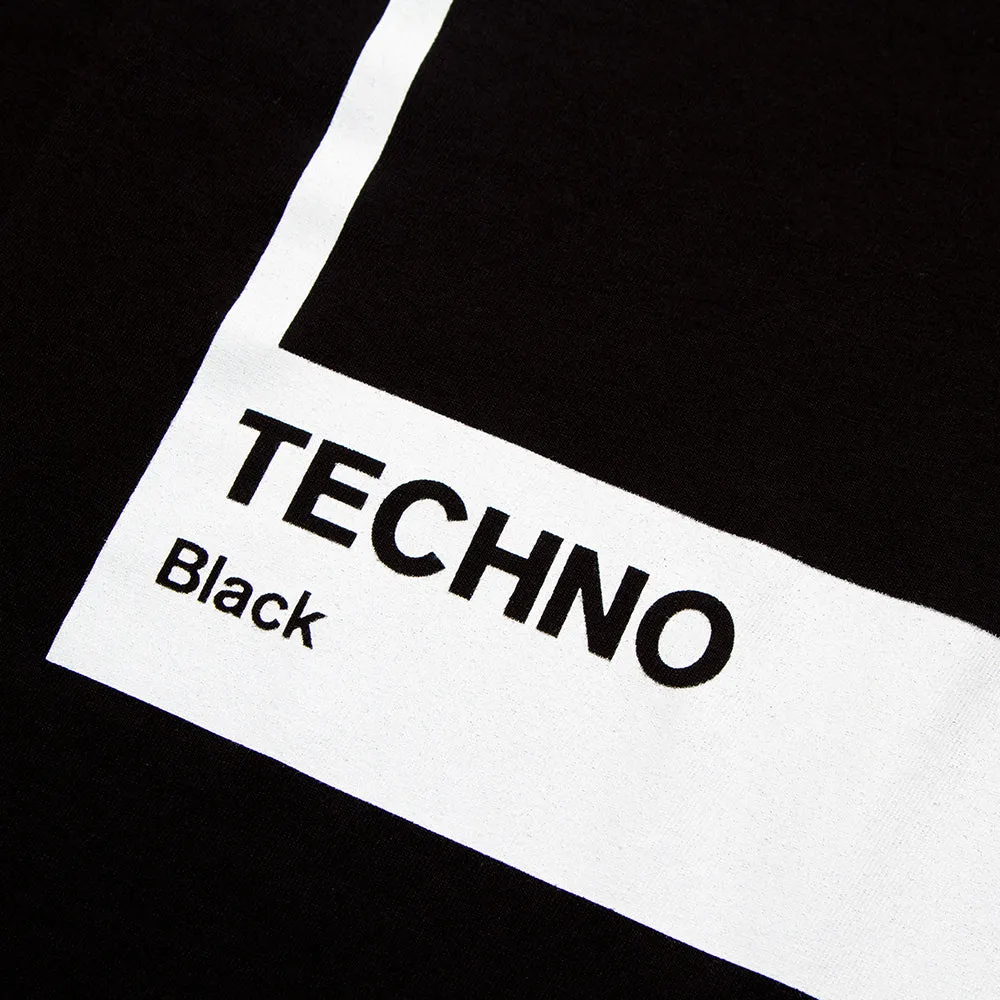 Techno Black  - Oversized Tshirt - Black