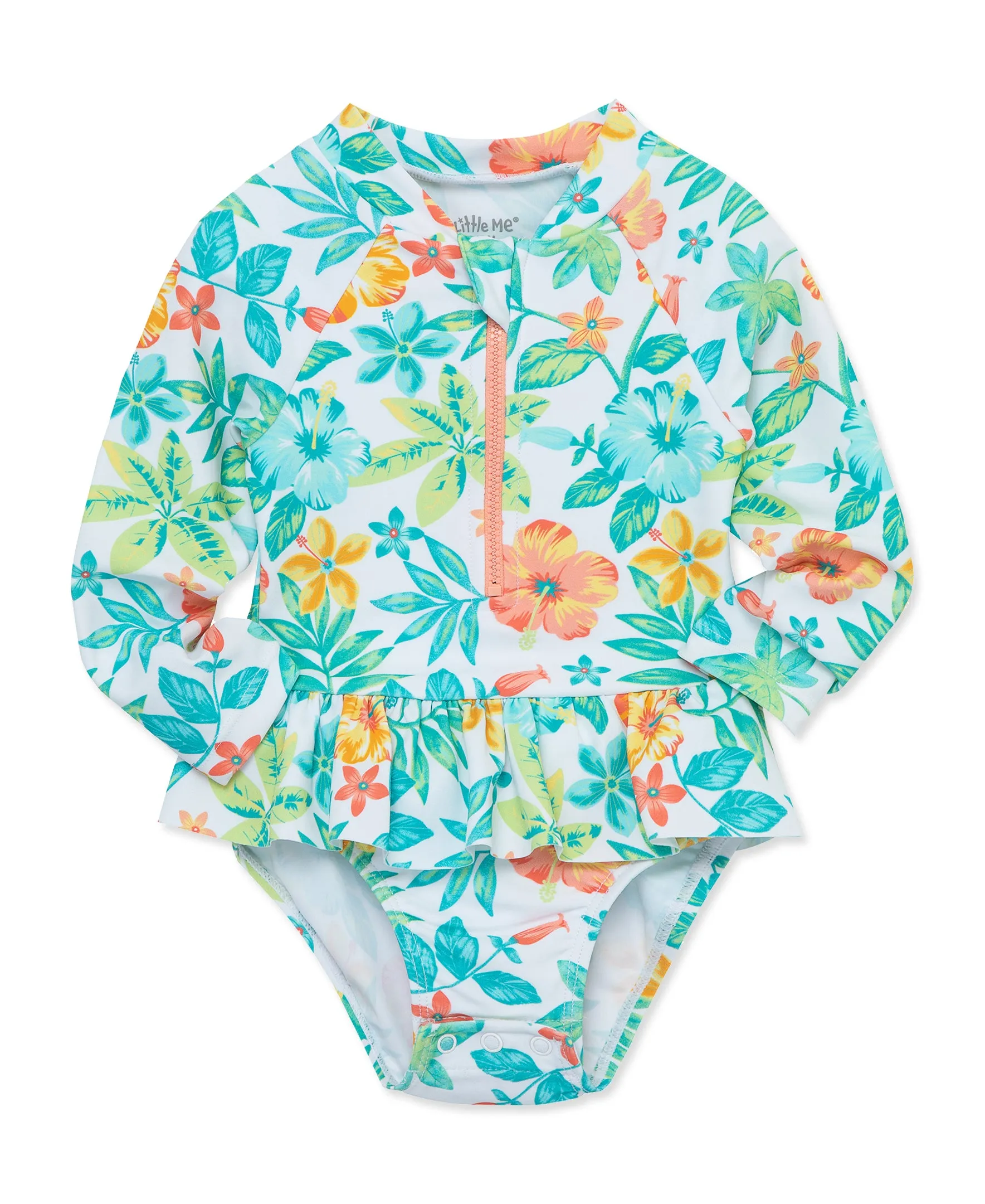 Tropical Toddler One-Piece Rashguard (2T-4T)