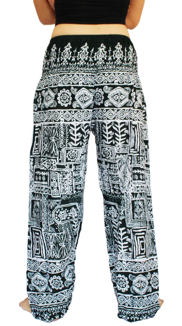 Turquoise Aztec Harem Pants