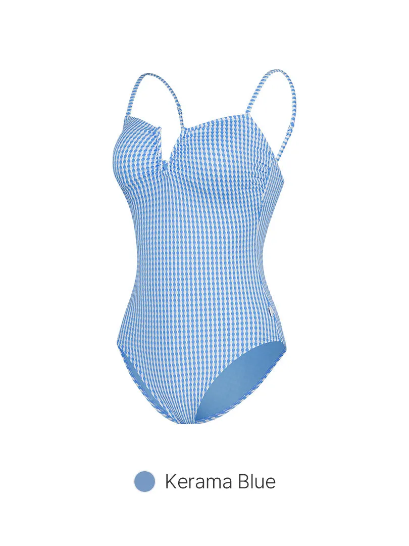 V Cut One-Piece Swimsuit