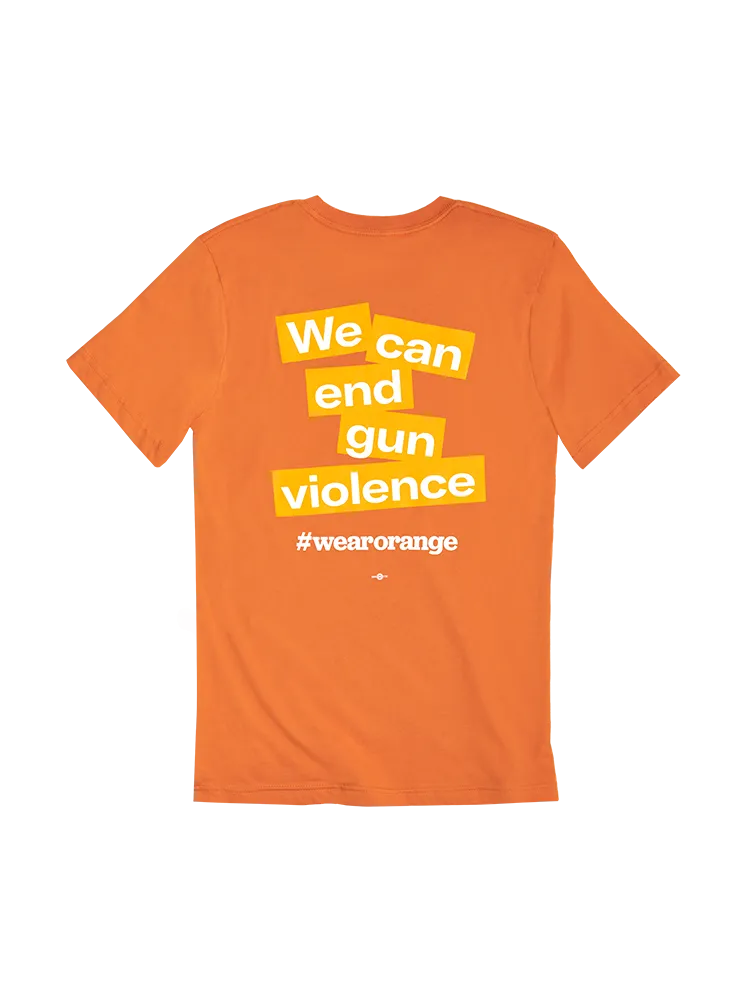 Wear Orange End Gun Violence Stacked Tee