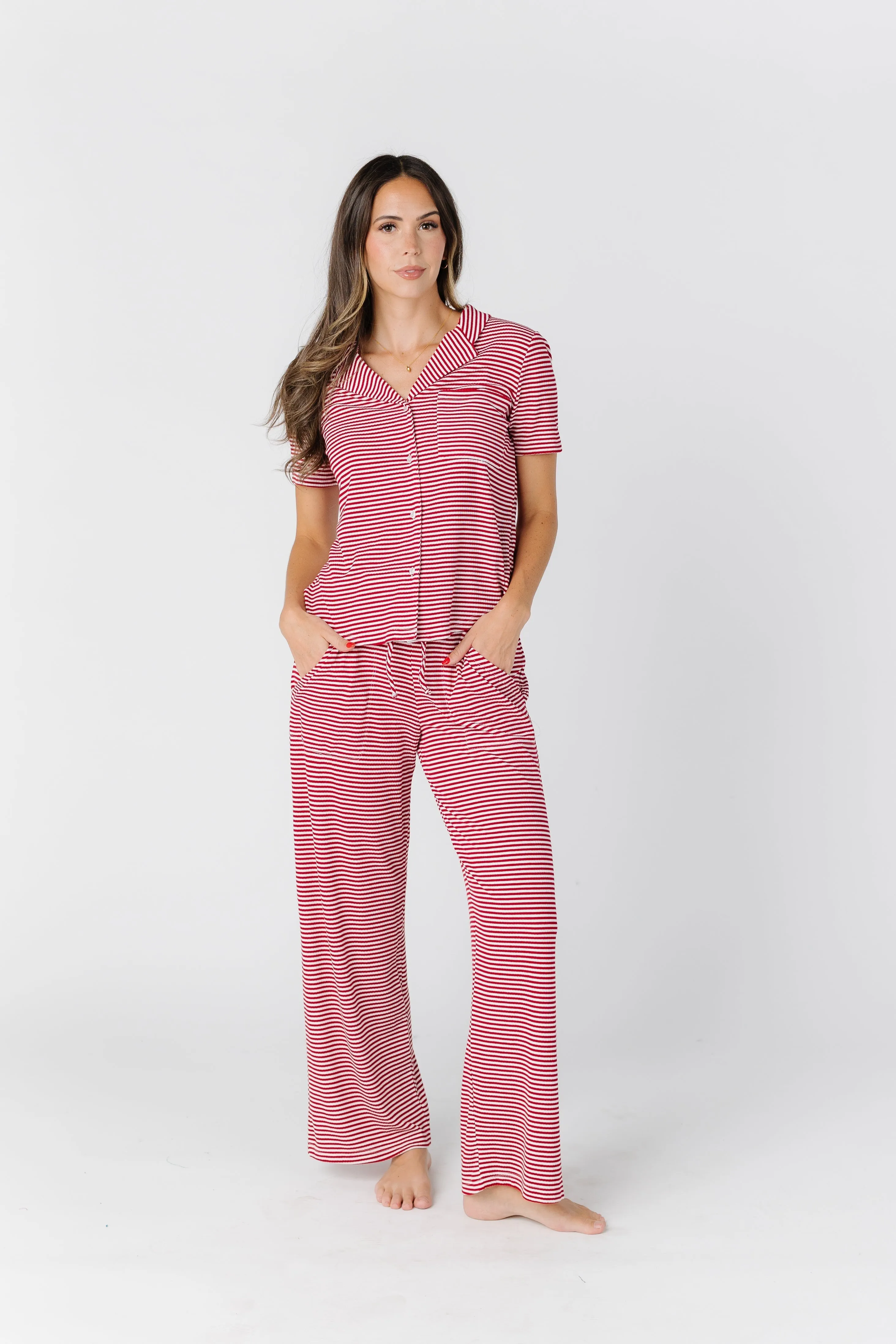 Wide Leg Pajama Set