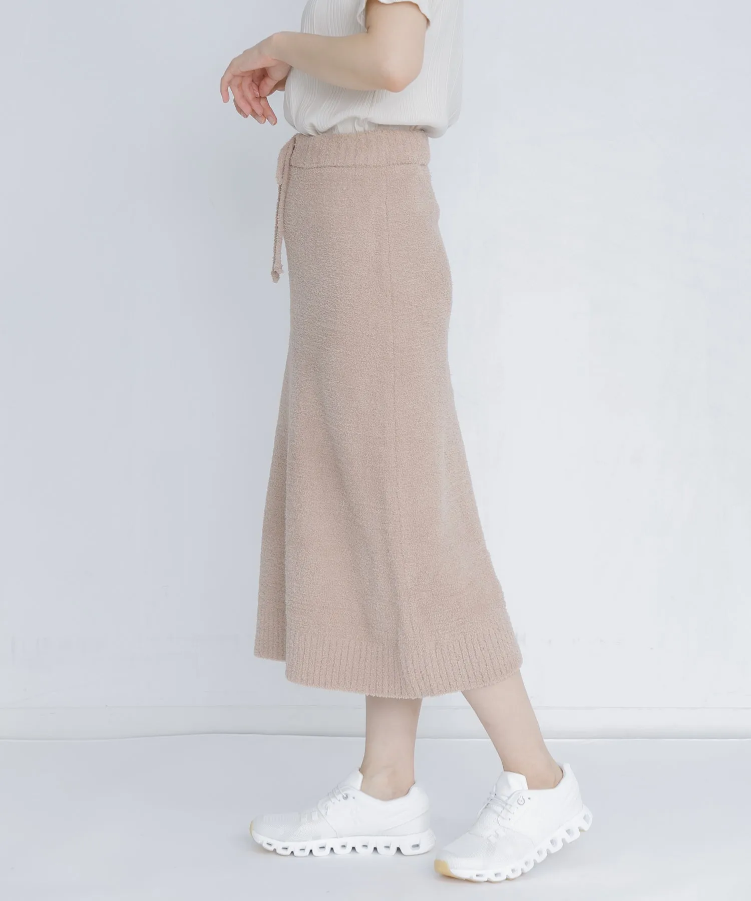 【WOMEN】nestwell THRUSH < Relaxed Fit A Line Skirt >