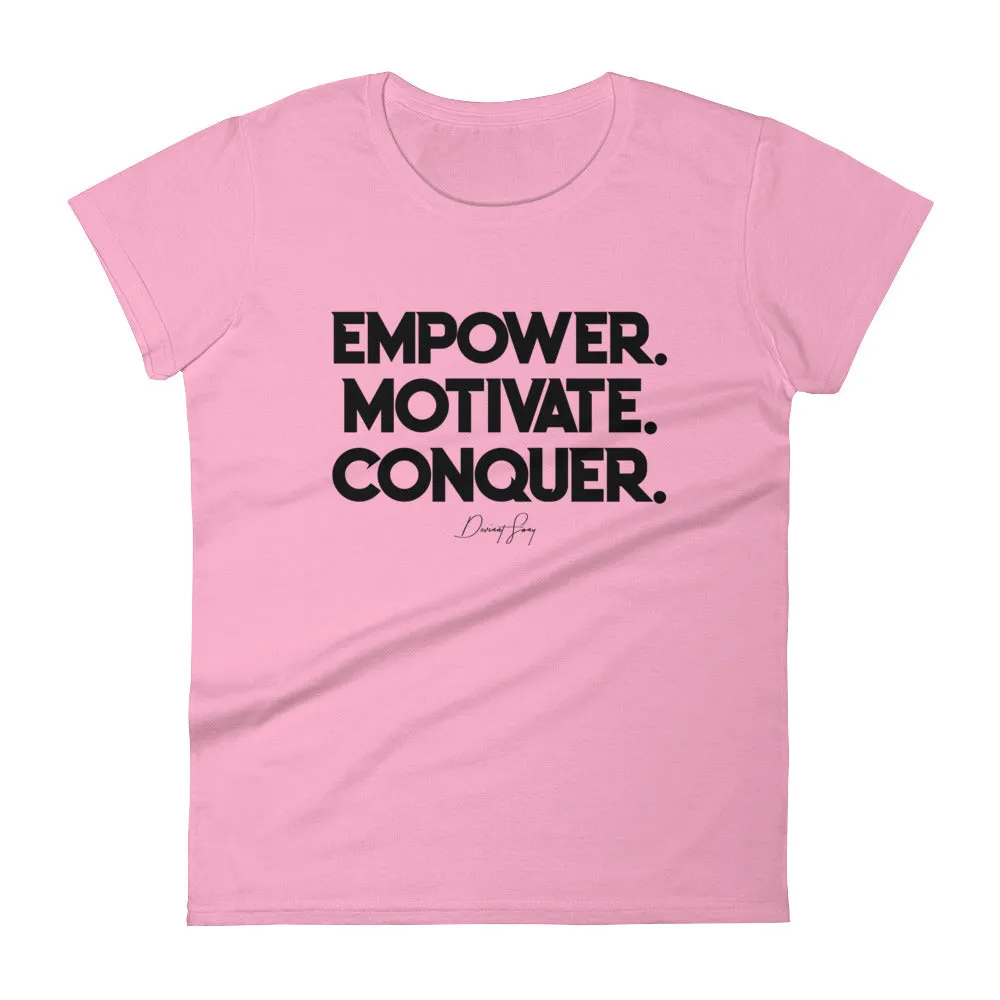 Women's Deviant Sway Empower Motivate Conquer Signature short sleeve t-shirt