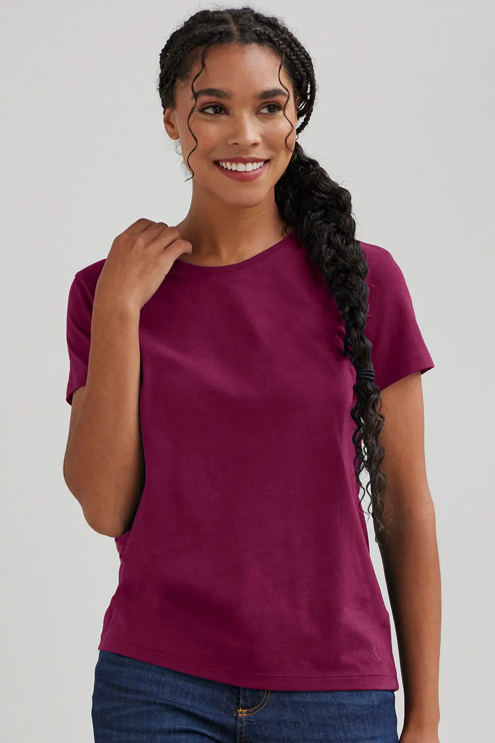 Women's Organic Relaxed Crew Neck T-shirt