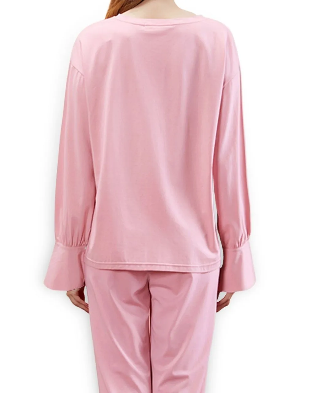 Womens Pink Pjs from Bamboo Organic Cotton