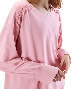 Womens Pink Pjs from Bamboo Organic Cotton