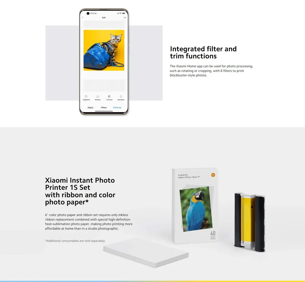 Xiaomi Instant Photo Printer 1S