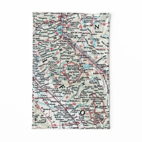 Yosemite, Tahoe Tea Towel